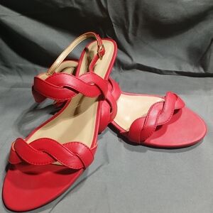 Talbots Red Braided Women's Sandals